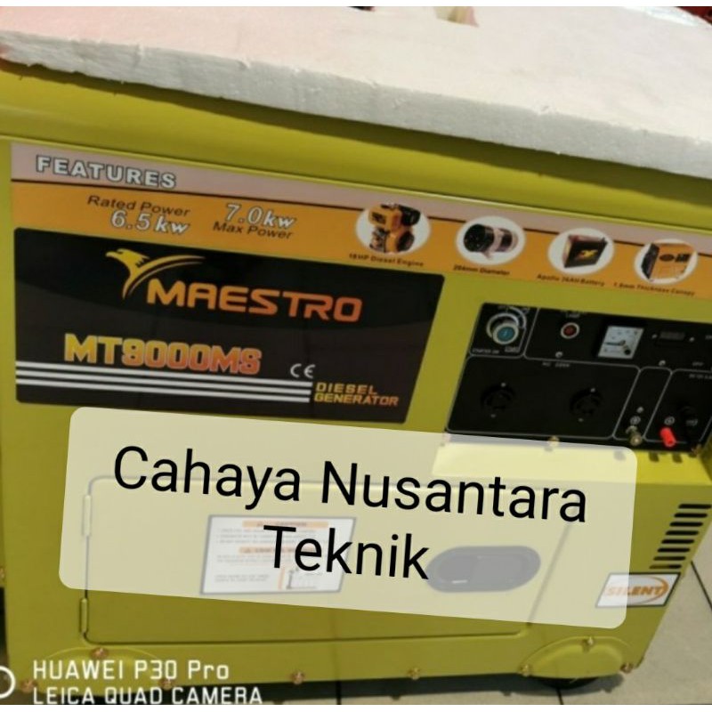 Genset Diesel Solar 7000 Watt Maestro MT 9000 MS