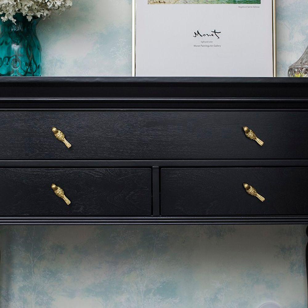 Top Furniture Handle Bird Dresser Kuningan Solid Gagang Lemari Perangkat Pintu