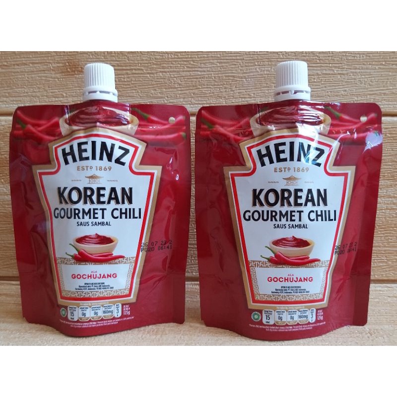 ✔MURAH Gochujang Halal Heinz Korean Gourmet Chili 125gr  Siap Makan / Saos Sambal Gochujang