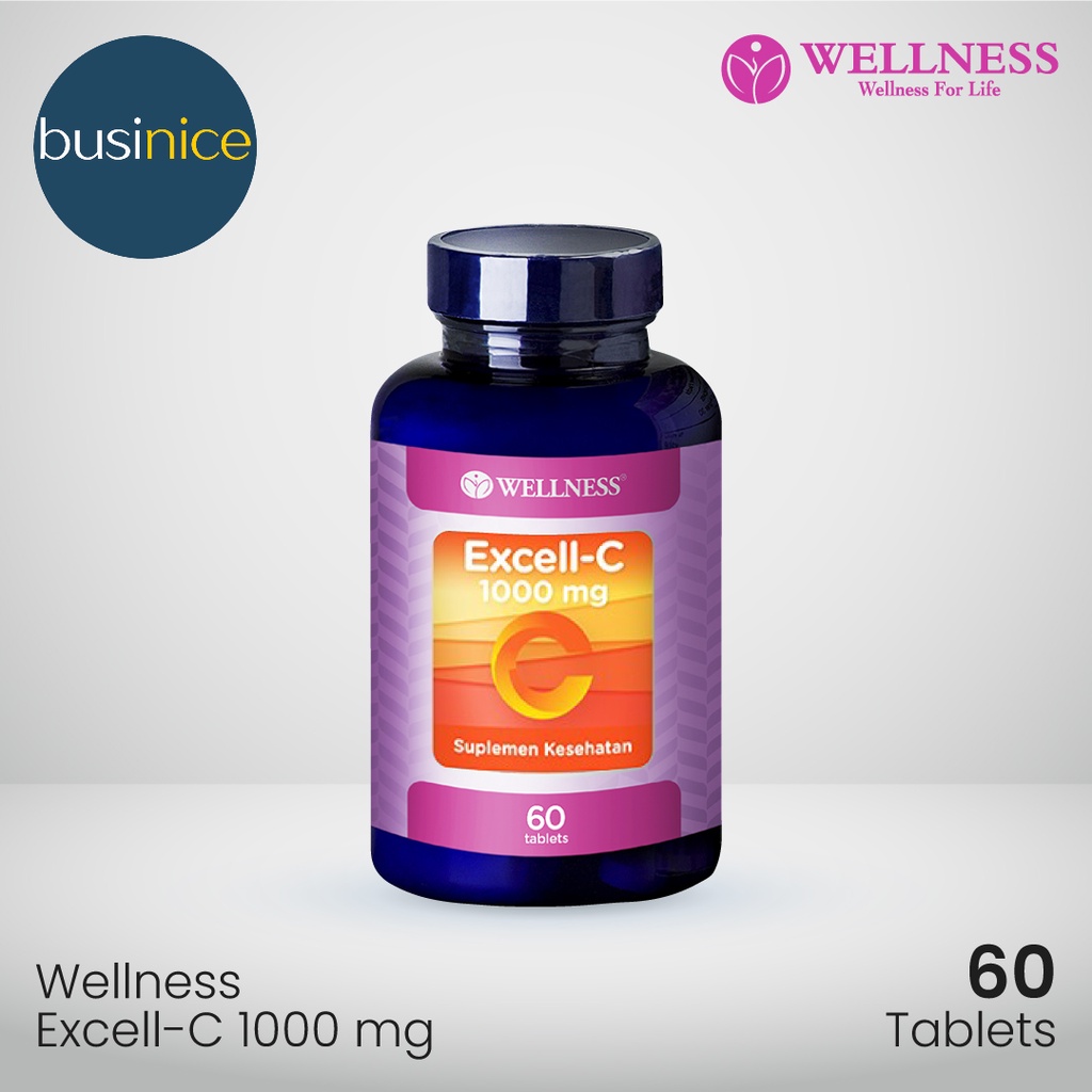 Wellness Excell C 1000 mg 60 Tablets Vitamin C BPOM