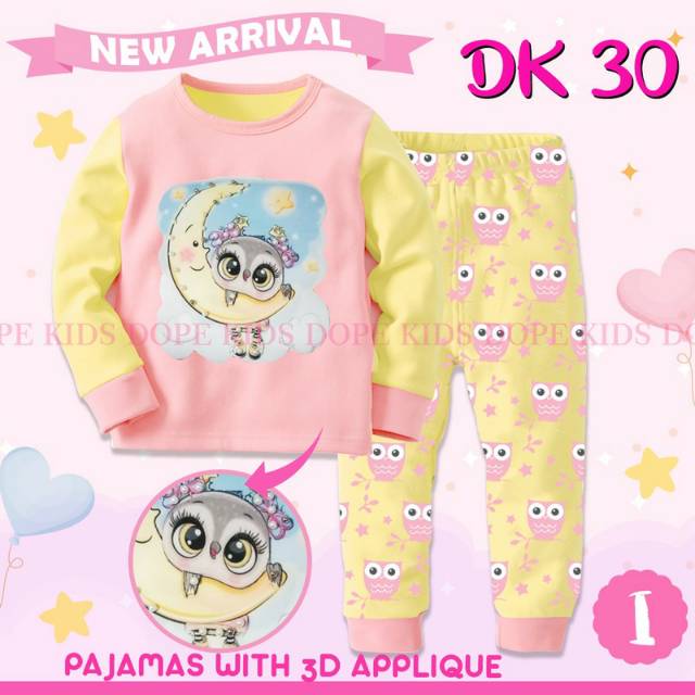 Pajamas baju tidur anak Dope Kids DK 30