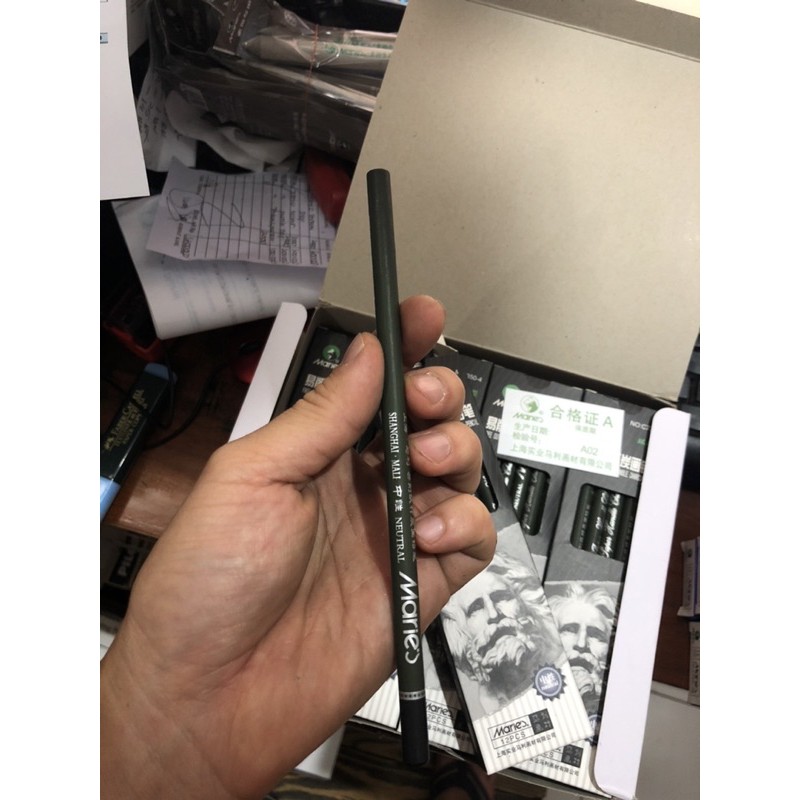 

maries paper handle charchoal pencil c7350-8 super soft atau c7350-4 neutral