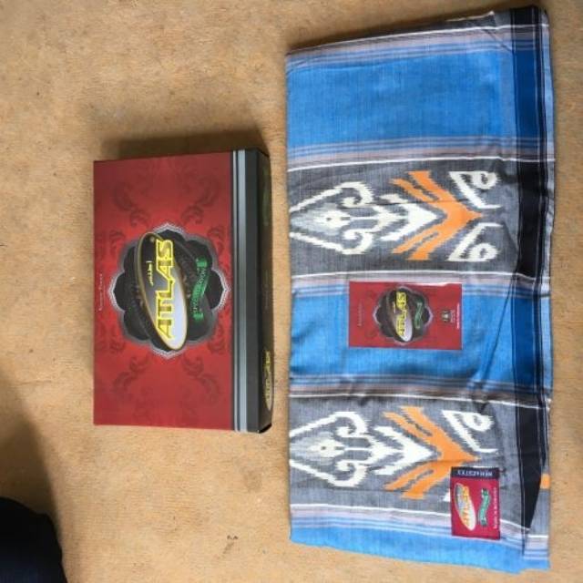 SARUNG ATLAS KEMBANG SPECIAL RAYON SILVER / GOLD