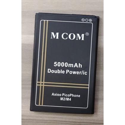 Battery Batere Batre Baterai Double Power Mcom Axio Axioo Picophone M2 M4 M2/M4