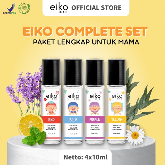 Essential Oil Baby EIKO - EIKO Baby Oil -  EIKO Complete Set All Variant EIKO Essential Oil