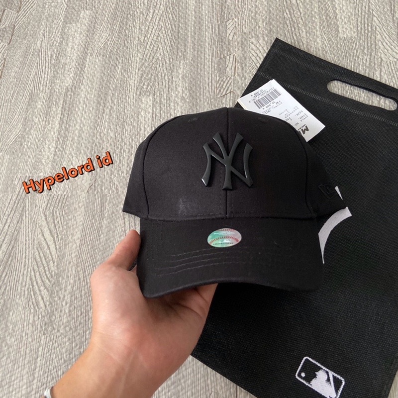 Topi Ny Newyork Cap Logo Plat Metal