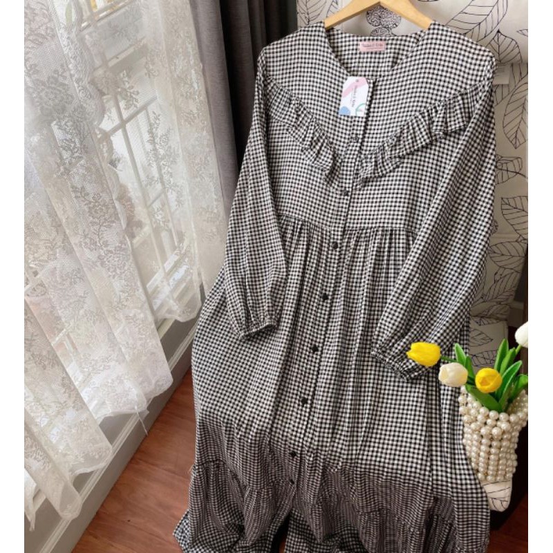 HAYYA NEW GINGHAM BLACK HAIDEE ORLIN