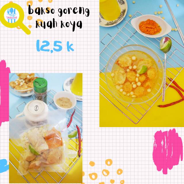 

BAKSO GORENG DAGING AYAM KUAH KOYA SEGAR LAMONGAN