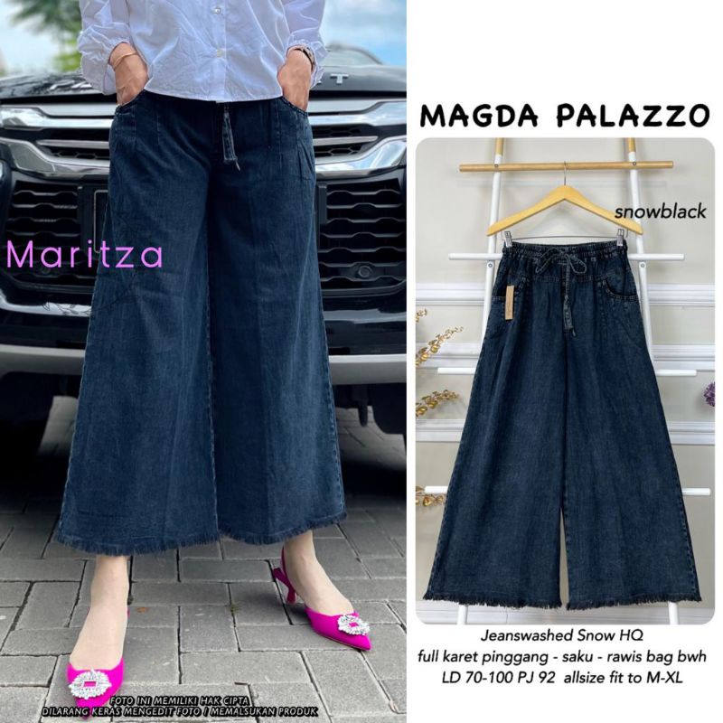 MAGDA PALAZZO BY MARITZA (CELANA JEANS MUSLIMAH) KULOT JEANS wanita