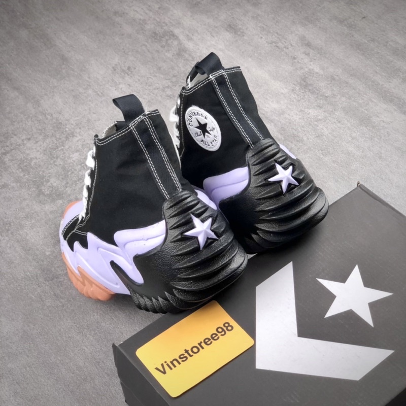 SEPATU SNEAKERS WANITA CONVERSE RUN STAR MOTION HI BLACK WHITE GUM RUM STR HIKE JW ANDERSON SNEAKERS WANITA PREMIUM IMPORT-2