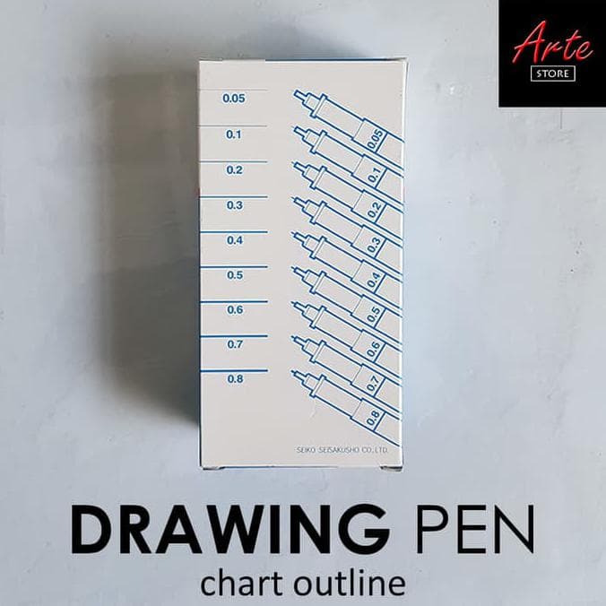 

Pendrawing- Flase Sale Drawing Pen Set (8 Pcs) Berkualitas -Drawing-Pen.