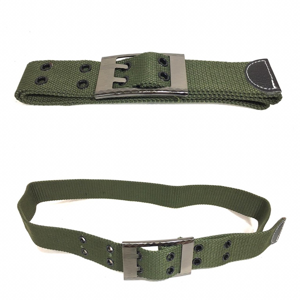 Gesper Ikat Pinggang Pria Laki Cowo Katun Army Tactical Asli Ori Sabuk Belt Impor Polos - YH-TBJ-128