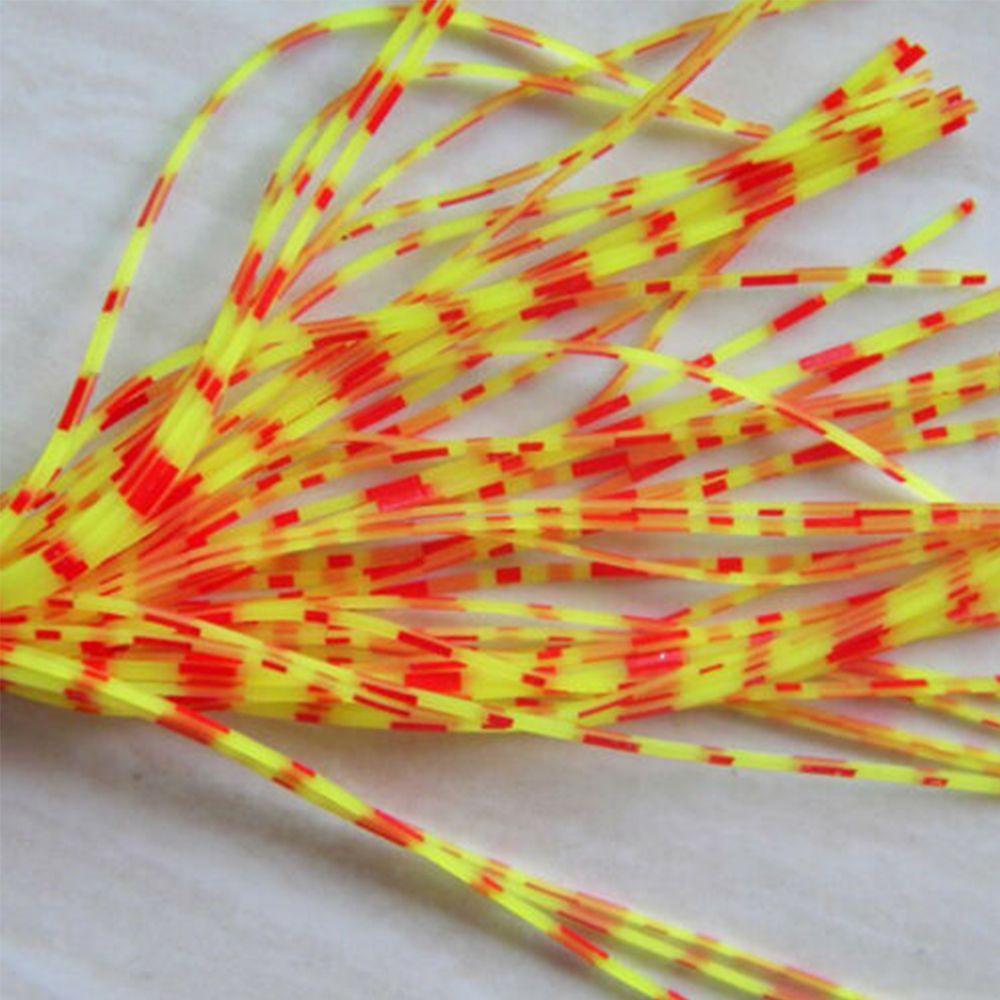 Suyo 50pcs Rok Silikon Tahan Lama Manusia Hidup Spinner Tenggelam Tanpa Angin Karet Cumi