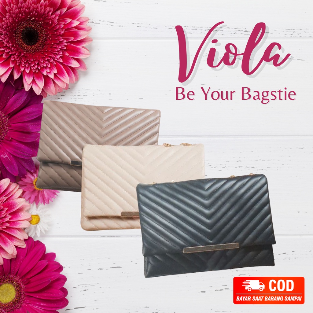 Tas Wanita Branded Import Berkualitas Tali rantai - COD