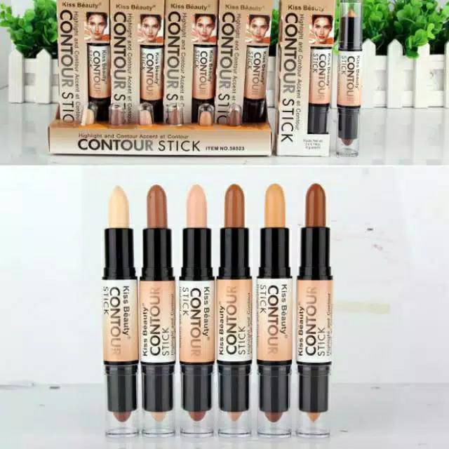 CONTOUR STICK KISS BEAUTY/ HIGHLIGHTER &amp; CONTOUR 2 IN 1 NO.58523