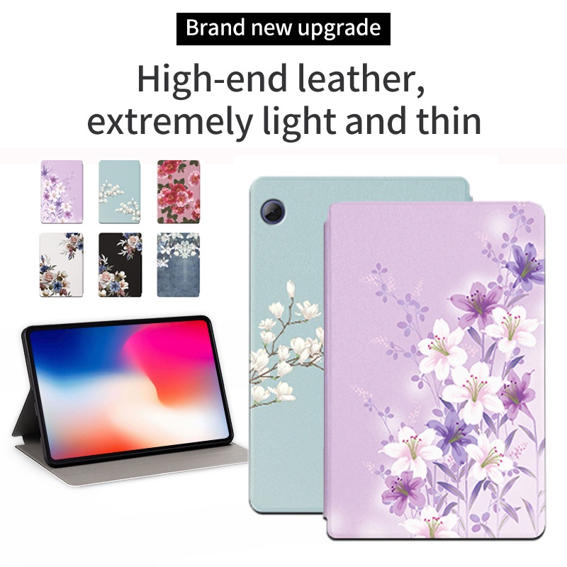 [Ready Stock] Untuk Huawei MatePad T8 8.0 &quot;(2020) Kobe2-L09 Kobe2-L03 KOB2-L09 KOB2-W09 Tablet Case Pelindung Honor Tablet X7 Fashion Mekar Bunga Cantik Flip Stand Cover