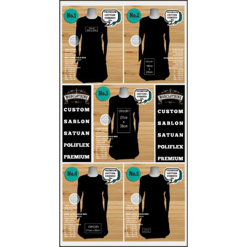 JASA SABLON POLYFLEX SATUAN ECER Full Colour DTF