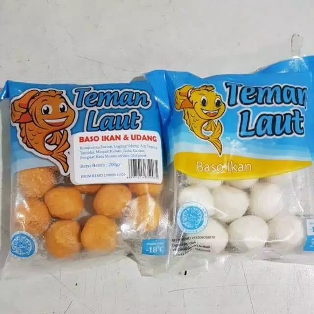 Jual Teman Laut Baso Ikan And Baso Udang 200gr Udang Frozen Food