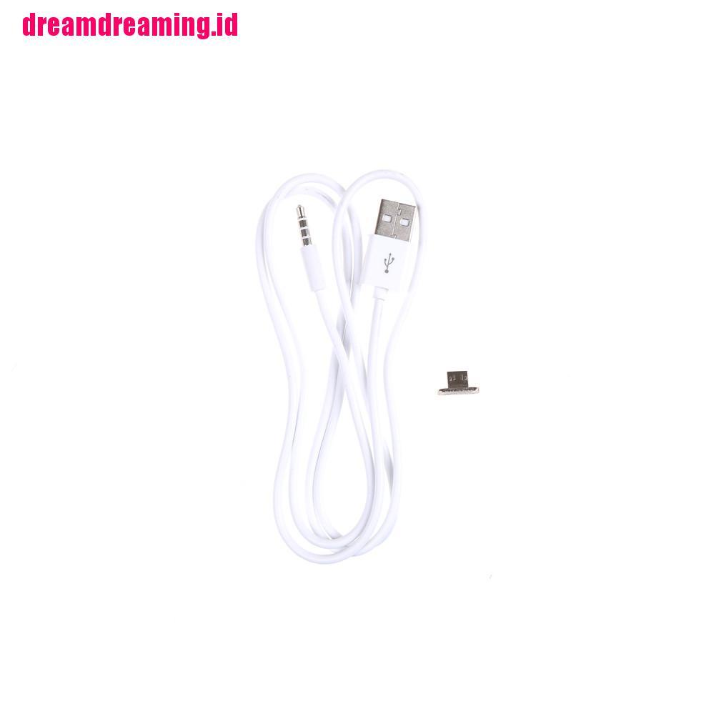 Kabel Adapter AUX Audio Jack 3.5mm Ke USB 2.0 Male Untuk Pc