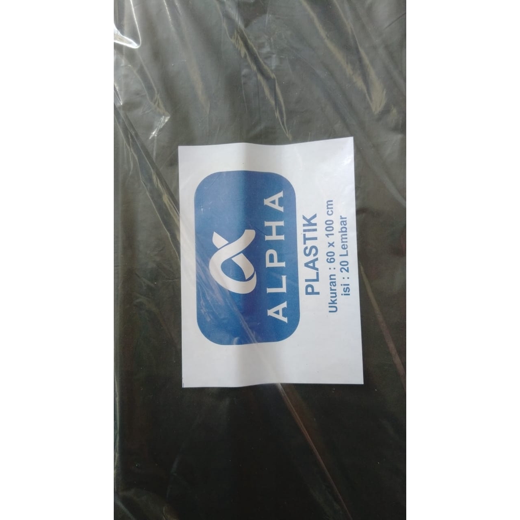 Plastik Sampah Hitam ALPHA Uk. 60X100