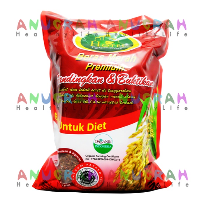 

Beras Diabetes Bebas Gula - Beras Merah Premium merek 'Hotel'