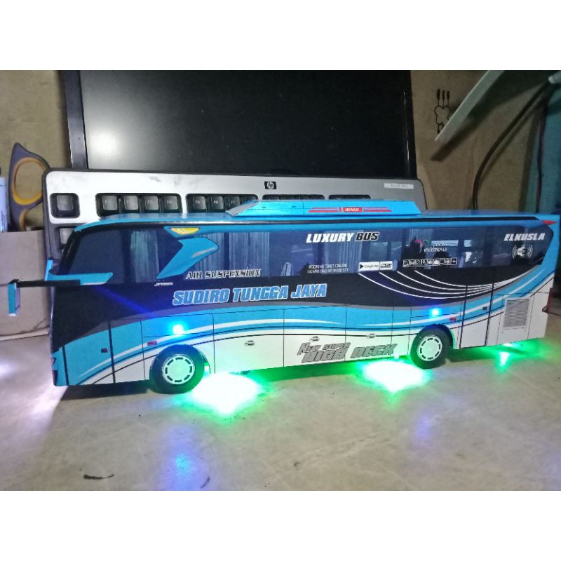 sudiro tungga jaya STJ i nerrazzuri - Miniatur bus RC telolet basuri