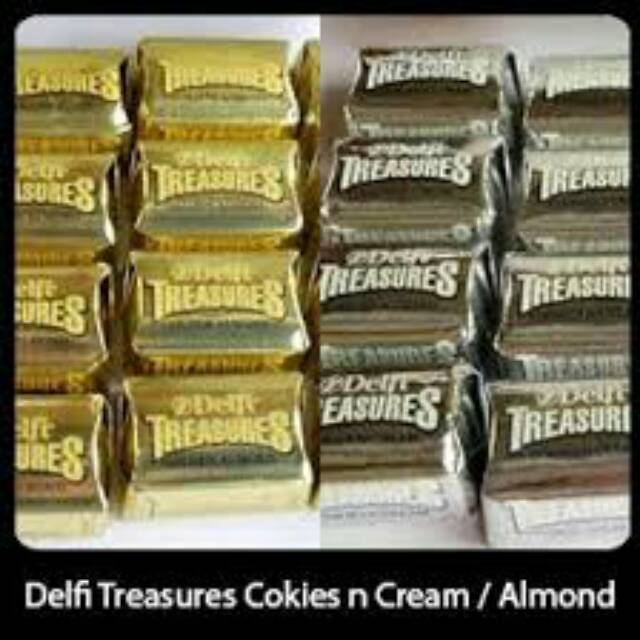 

Coklat delfi Treasure almond & Cookies (1 kg)