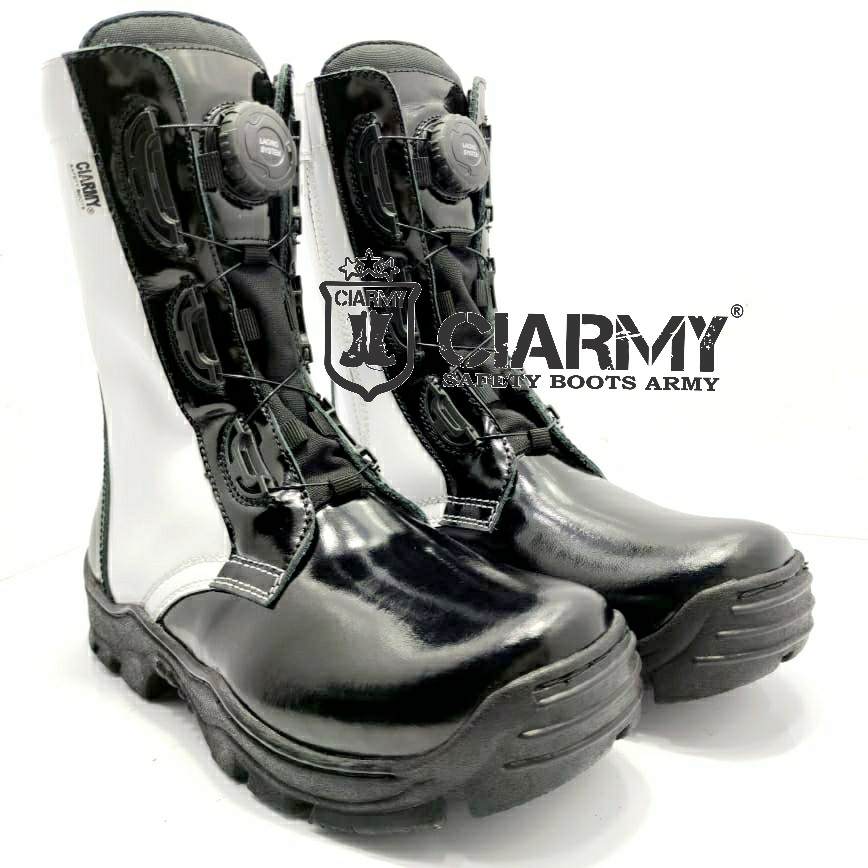 Sepatu PDL Tali Putar Provos TNI Merk Ciarmy Type C-098