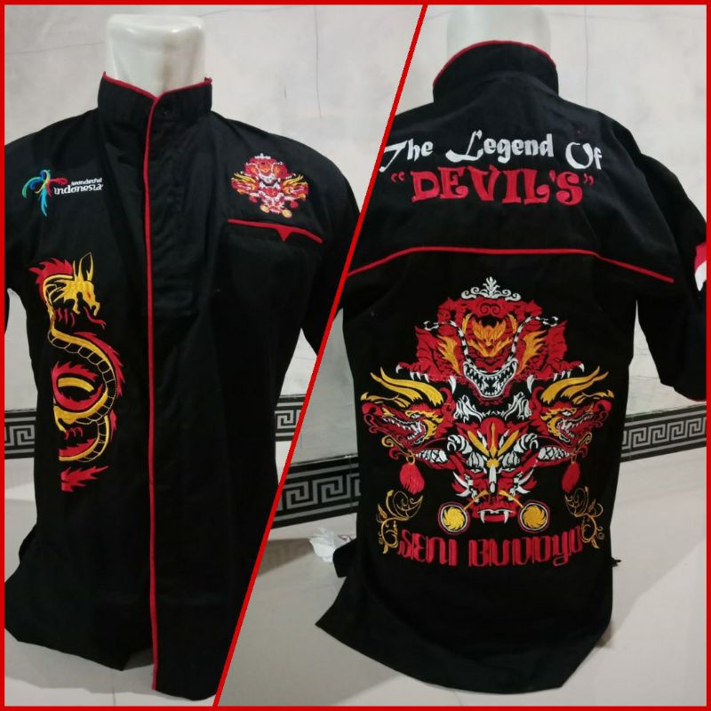 HEM BORDIR DEVIL'S || JARANAN || THEK || NAGA || KEMEJA BORDIR