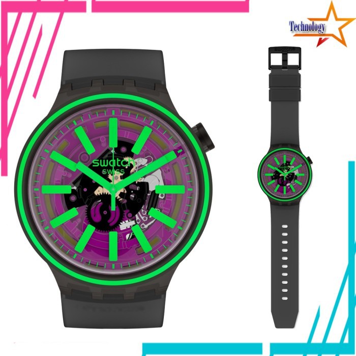 Jam Tangan Swatch Big Bold Wristwatch SO27B113 Original
