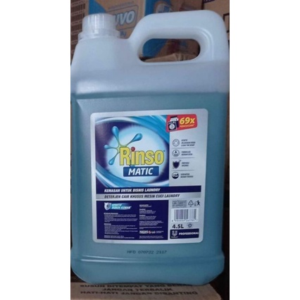 RINSO MATIC LAUNDRY JERIGEN 4,5 LITER