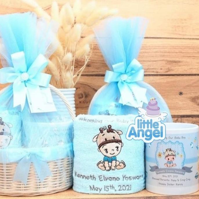 

[COD] Hamper / Souvenir Mug & Towel Label 30x30 (paper box) [COD]