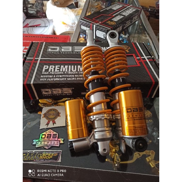 Shock Shockbreaker Tabung Dbs Premium 611 Nmax new, Aerok ukuran 310mm klick kompresi fungsi