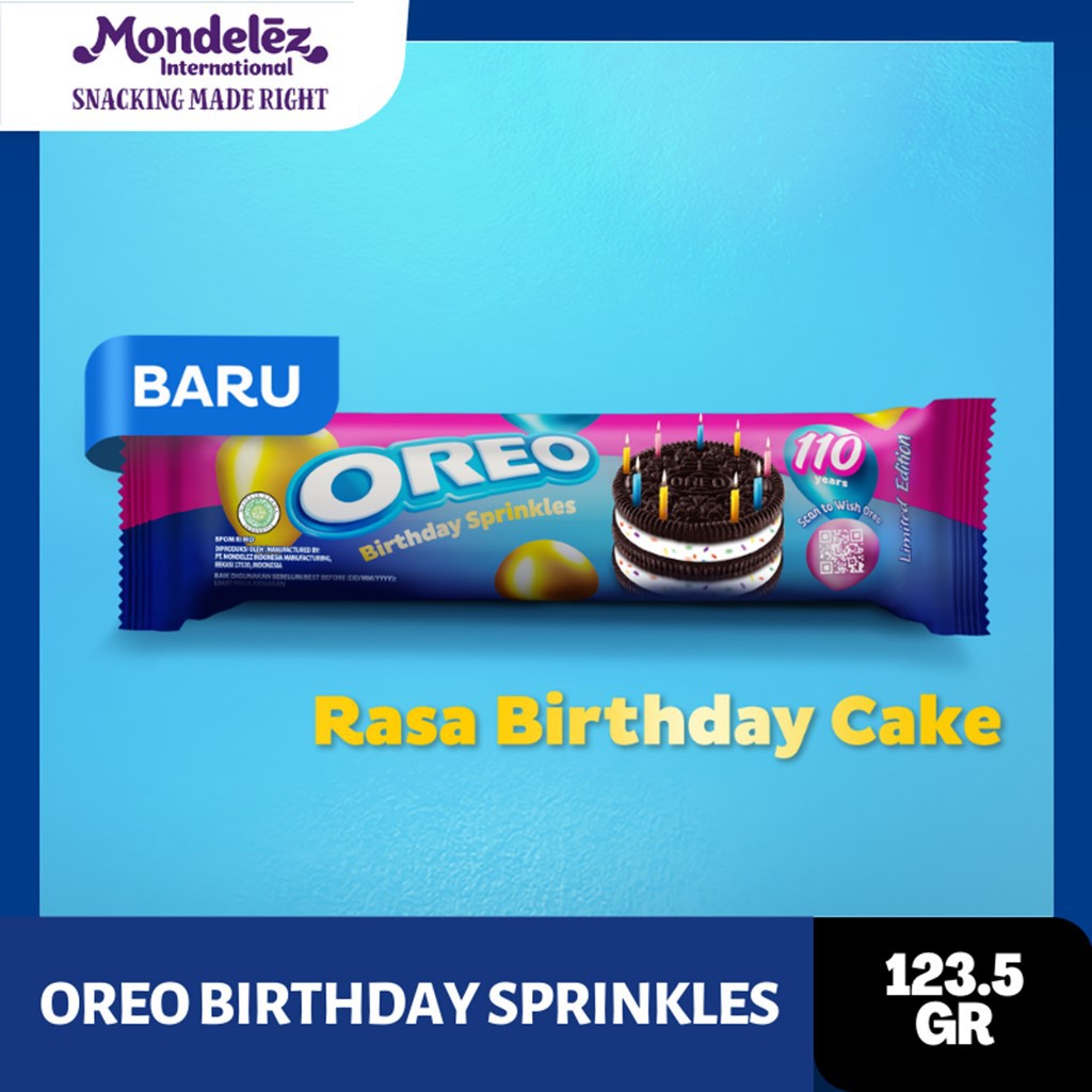 Oreo Biskuit Birthday Sprinkles 123.5 gr