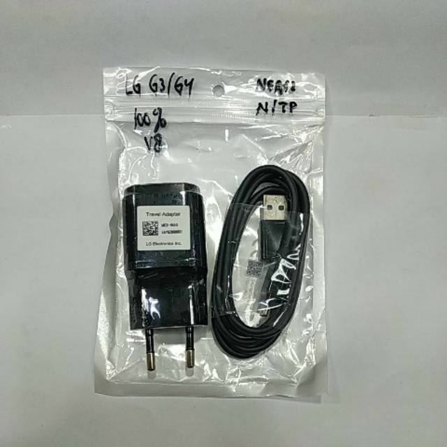 Charger LG G3 / G4 MICRO USB V8 1.8 AMPER ORIGINAL FULL MANTAP