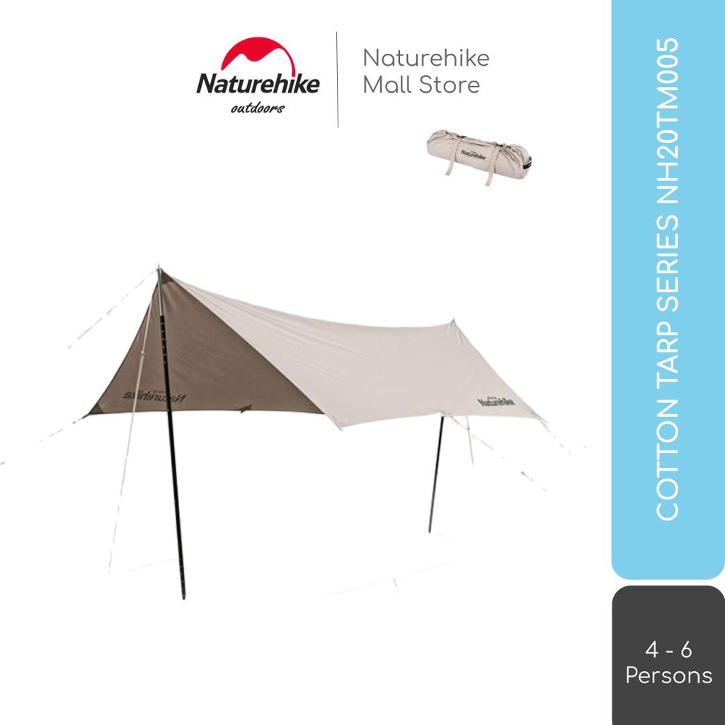 COTTON TARP SERIES NATUREHIKE NH20TM005 FLYSHEET SHELTER TENDA CAMPING