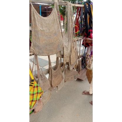 tas noken wamena/kulit serat genomo asli
