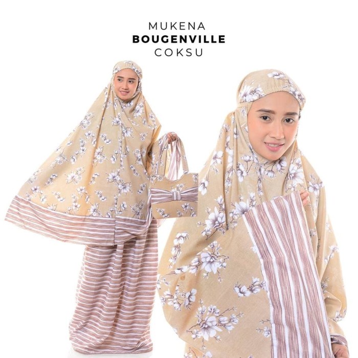MUKENA DEWASA BALI BOUGENVILLE COKSU(L8P4) Mukena Traveling Jumbo Dewasa Mukena Dewasa Jumbo Mukena 