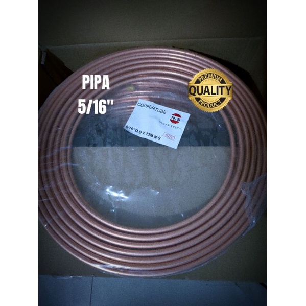 PIPA TEMBAGA 5/16 NS 1 METER