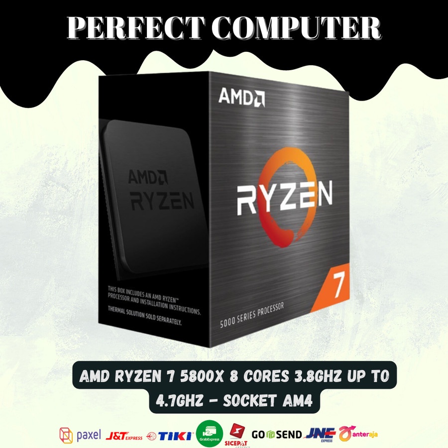 Jual AMD Ryzen 7 5800X 8 Cores 3.8Ghz Up To 4.7Ghz - Socket AM4 ...