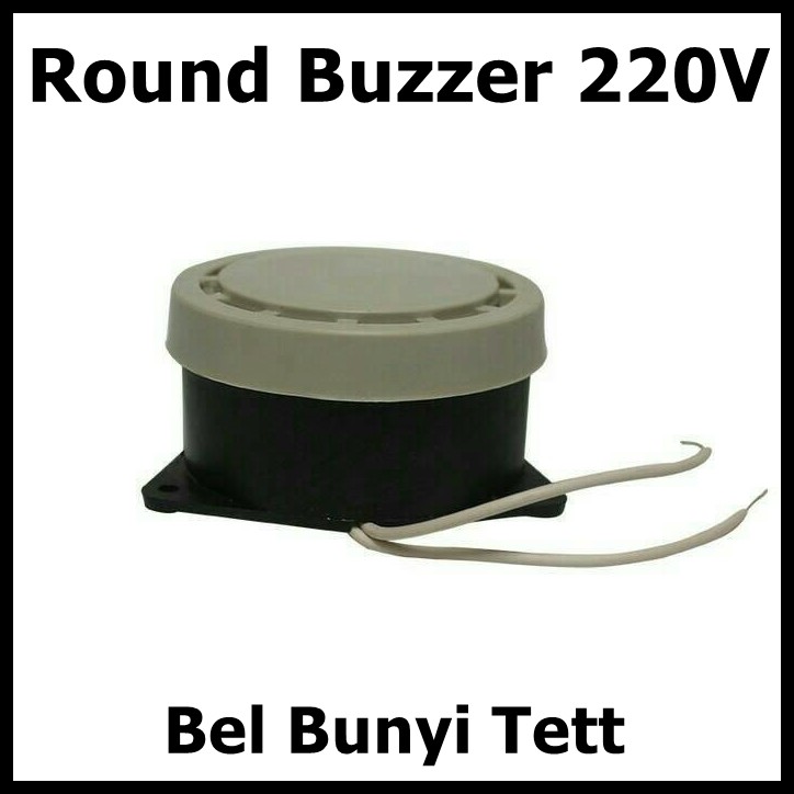 Round Buzzer 220V AC Bel Sekolah RUMAH Kantor Bunyi Tett