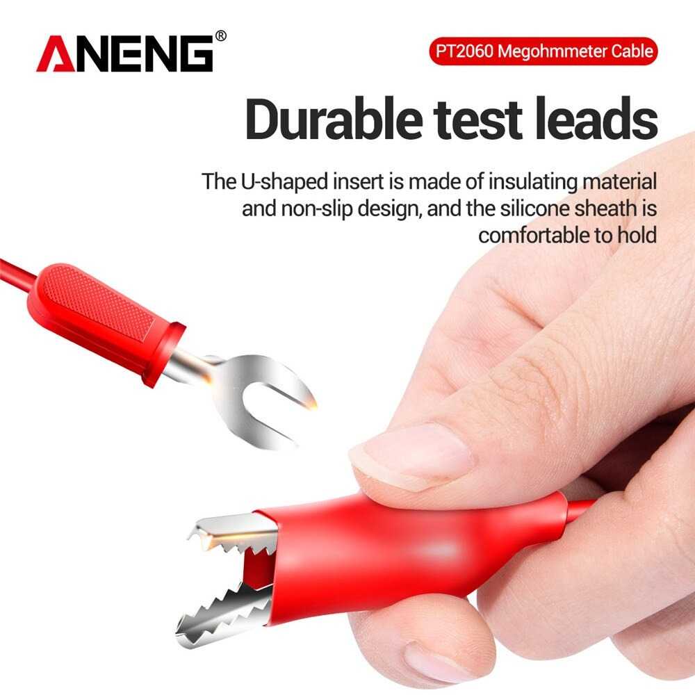 Kabel Digital Multimeter Aligator U Shape Wire Retardant 1000 V Kabel Pengganti Material Silicone Rubber Line