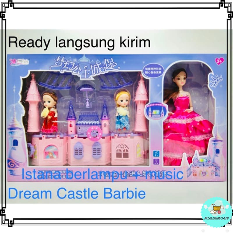 [JUALSEMUA18](2818B)MAINAN ANAK DREAM CASTLE PRINCESS BARBIE / MAINAN ISTANA BARBIE