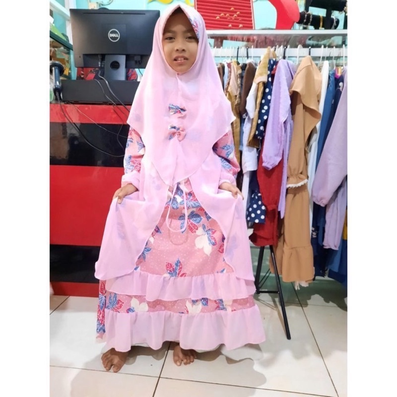 Set Hijab Syari Anak Shakila Bintang Collections