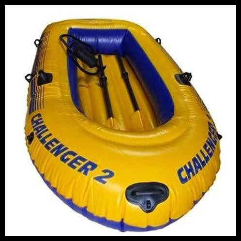Perahu Karet Intex Challenger 2 Orang - Kuning