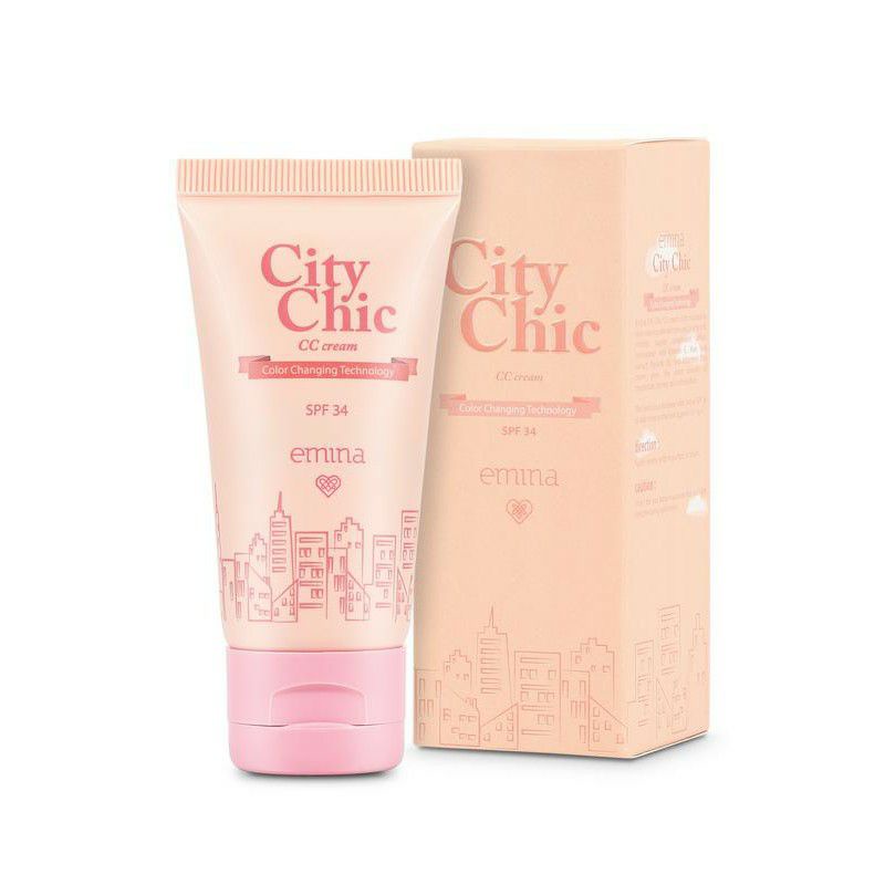 EMINA City Chic CC Cream - Liquid CC Cream , Alas Bedak