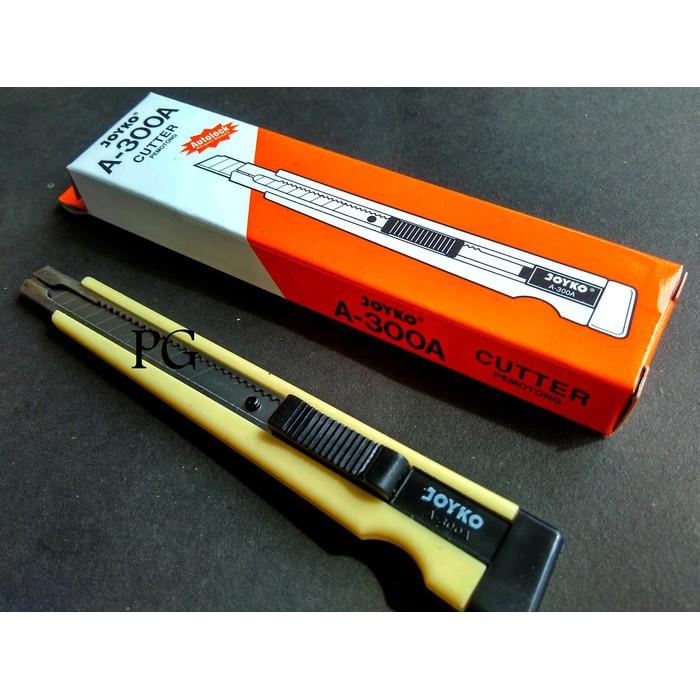 

Joyko Cutter A-300A Alat Potong Kertas Tipe A 300A Cuter Kecil A300