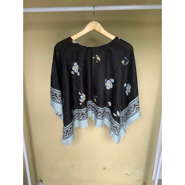 Outer kimono scraf premium-zea black