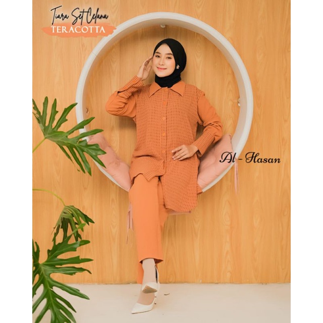 TIARA Set Cel Tunik//One Set Tunik By AL-HASAN//Set Wanita