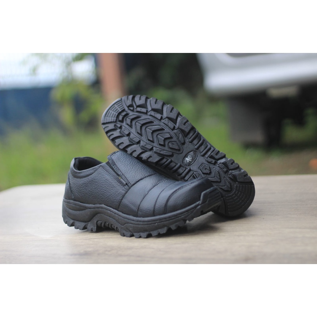Jual Sepatu Septi Saveti Safety Boot King Shoes SKN Ujung Besi Kulit